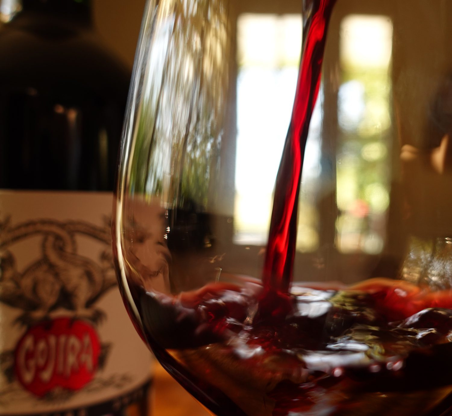 Liquid Fire red 2018, poured