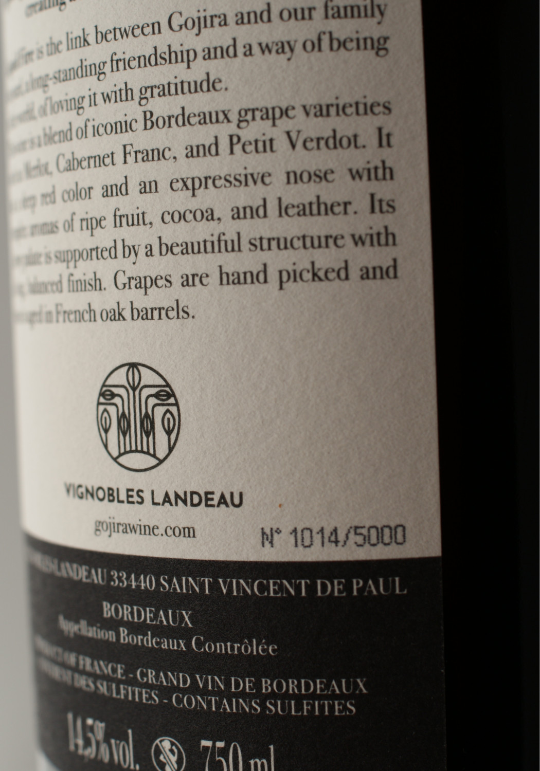 Bottle of Liquid Fire red