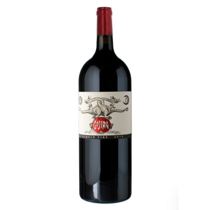 Liquid Fire red 2018 magnum, 1.5 L, hand-signed